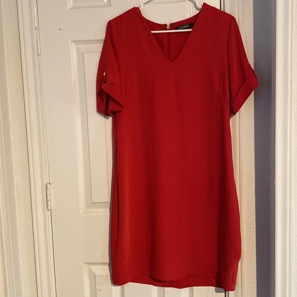 Lauren Ralph Lauren Red Dress - Picture 2 of 3